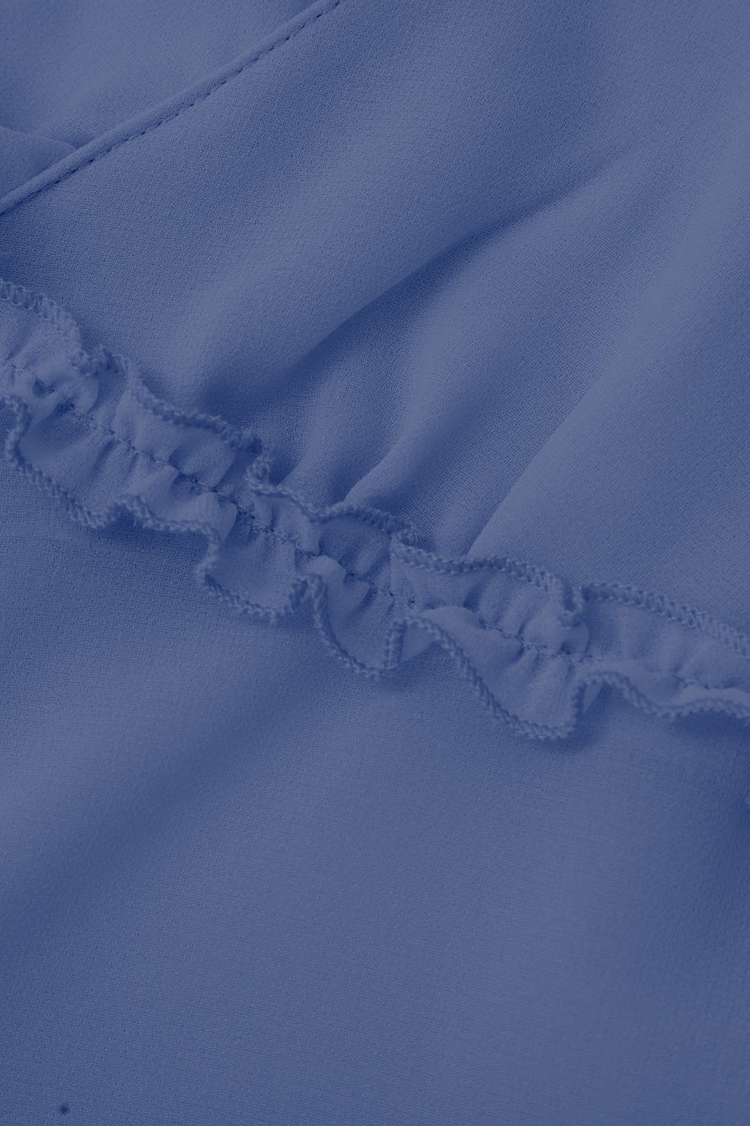 SHEER RUFFLE CAMI TOP IN BLACK WITH SOLID COLOR DESIGN