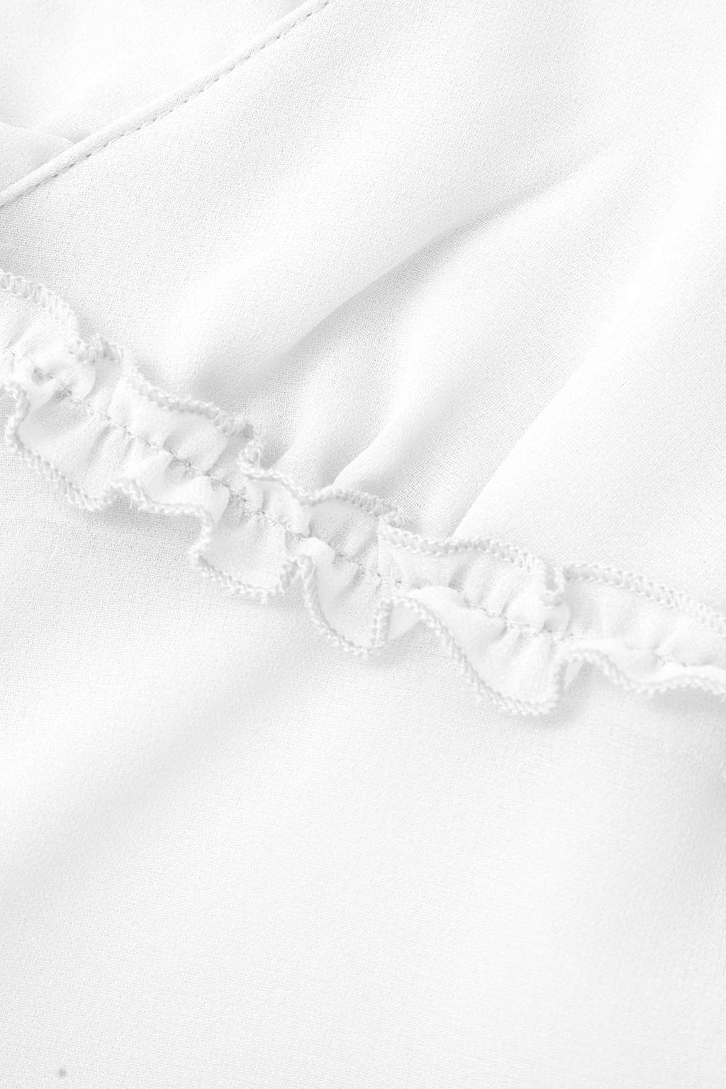 SHEER RUFFLE CAMI TOP IN BLACK WITH SOLID COLOR DESIGN