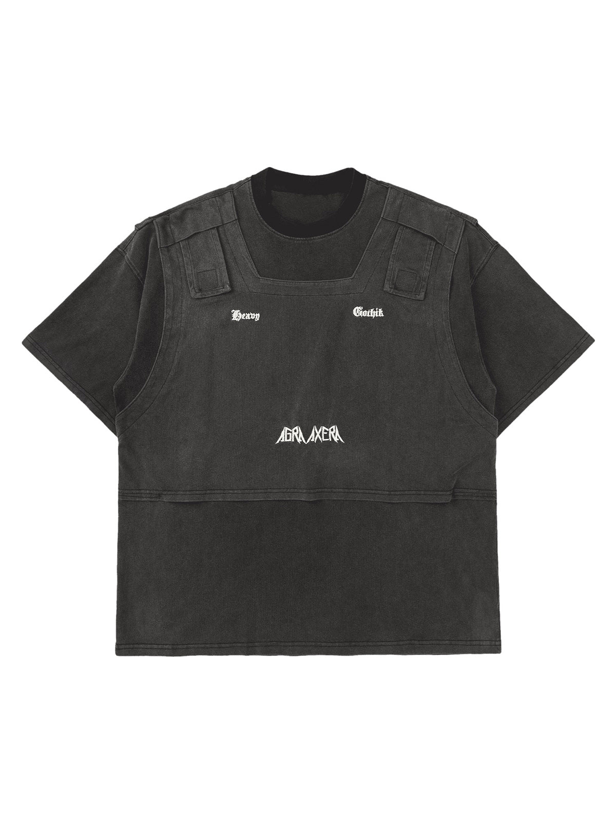 SHORT SLEEVE PULLOVER FOR YOUNG MEN IN STREETWEAR STYLE