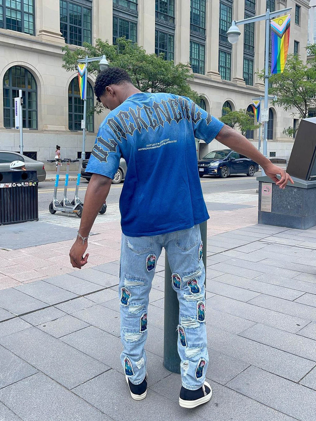 SHORT SLEEVE PULLOVER - TRENDY CASUAL BLUE SHIRT FOR MEN