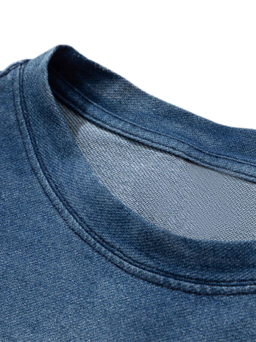 SHORT SLEEVE PULLOVER - TRENDY CASUAL BLUE SHIRT FOR MEN