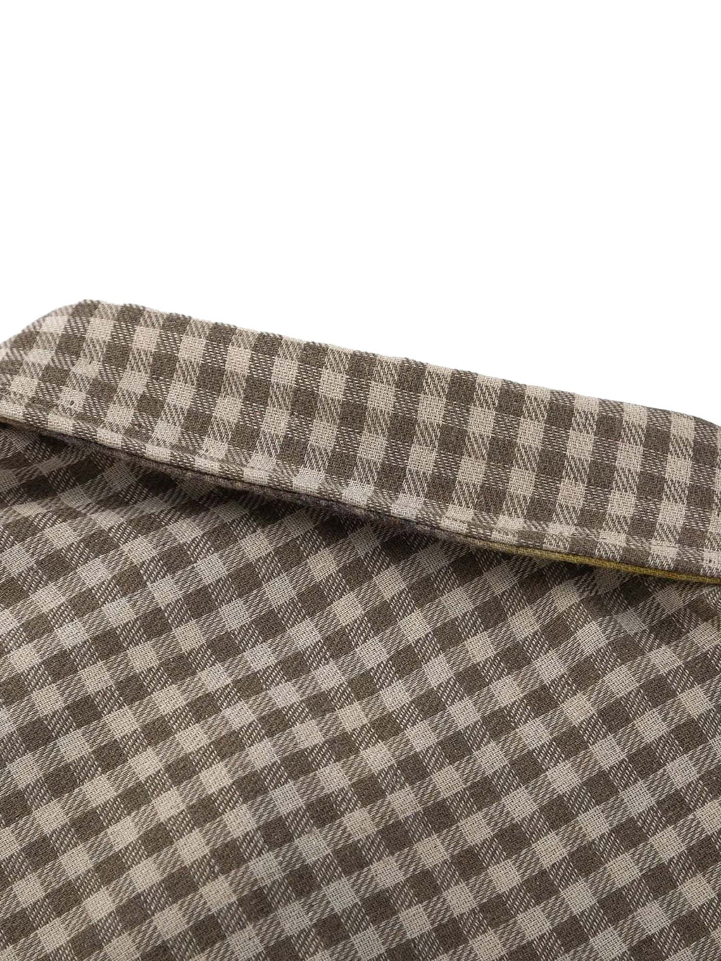 SHORT-SLEEVED BUTTON-DOWN SHIRT WITH ABSTRACT PRINT AND LAPEL COLLAR