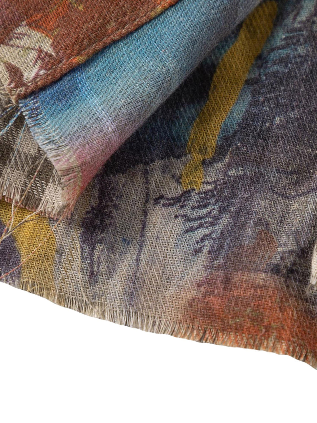 SHORT-SLEEVED BUTTON-DOWN SHIRT WITH ABSTRACT PRINT AND LAPEL COLLAR