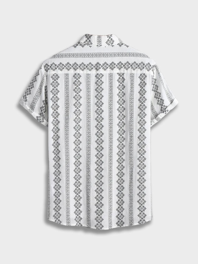 SHORT-SLEEVED PATTERNED SHIRT FOR STYLISH EVERYDAY WEAR