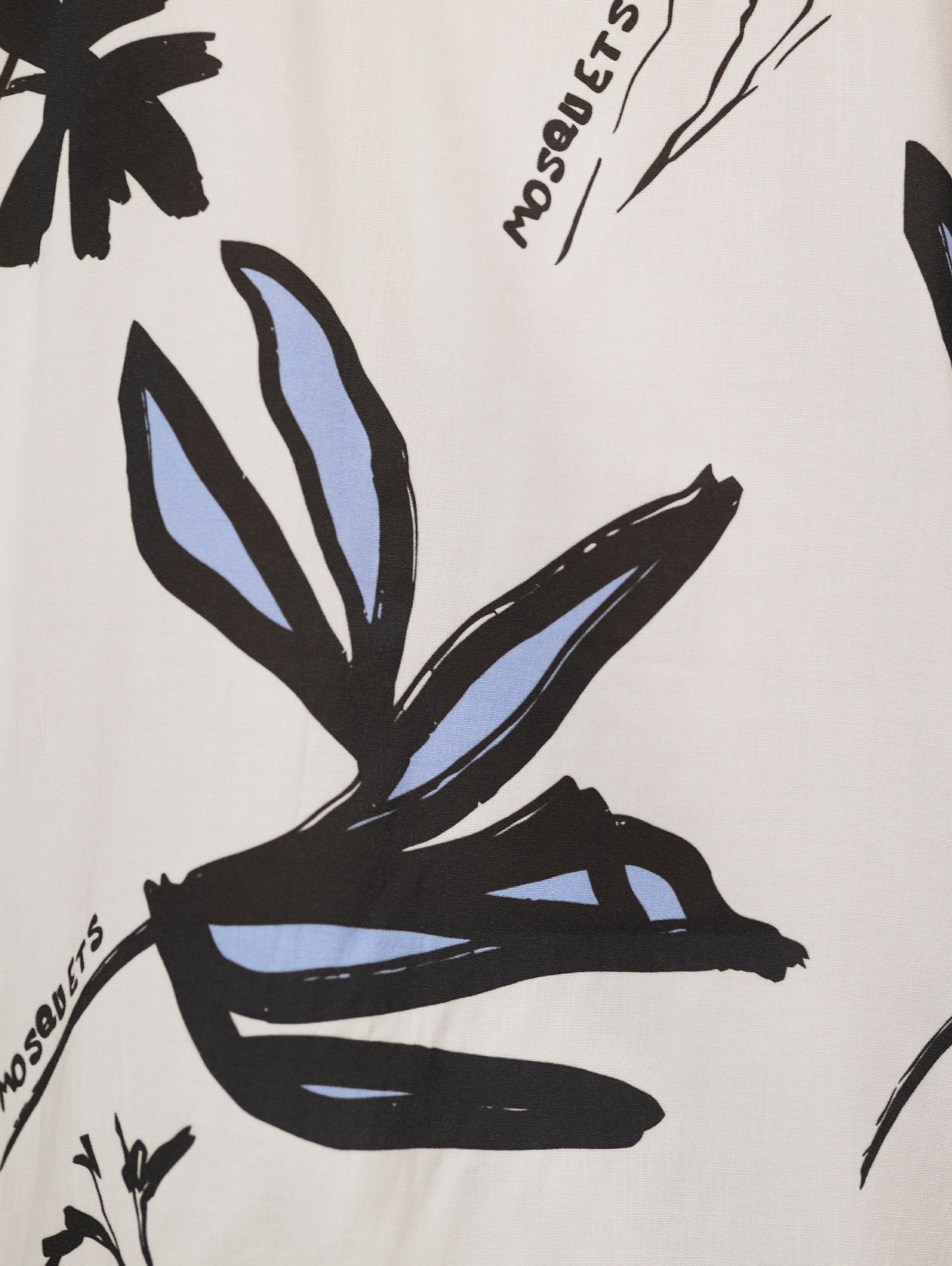 SHORT-SLEEVED SHIRT ANTIQUE WHITE FLOWER PRINT WEARS SIZE LARGE