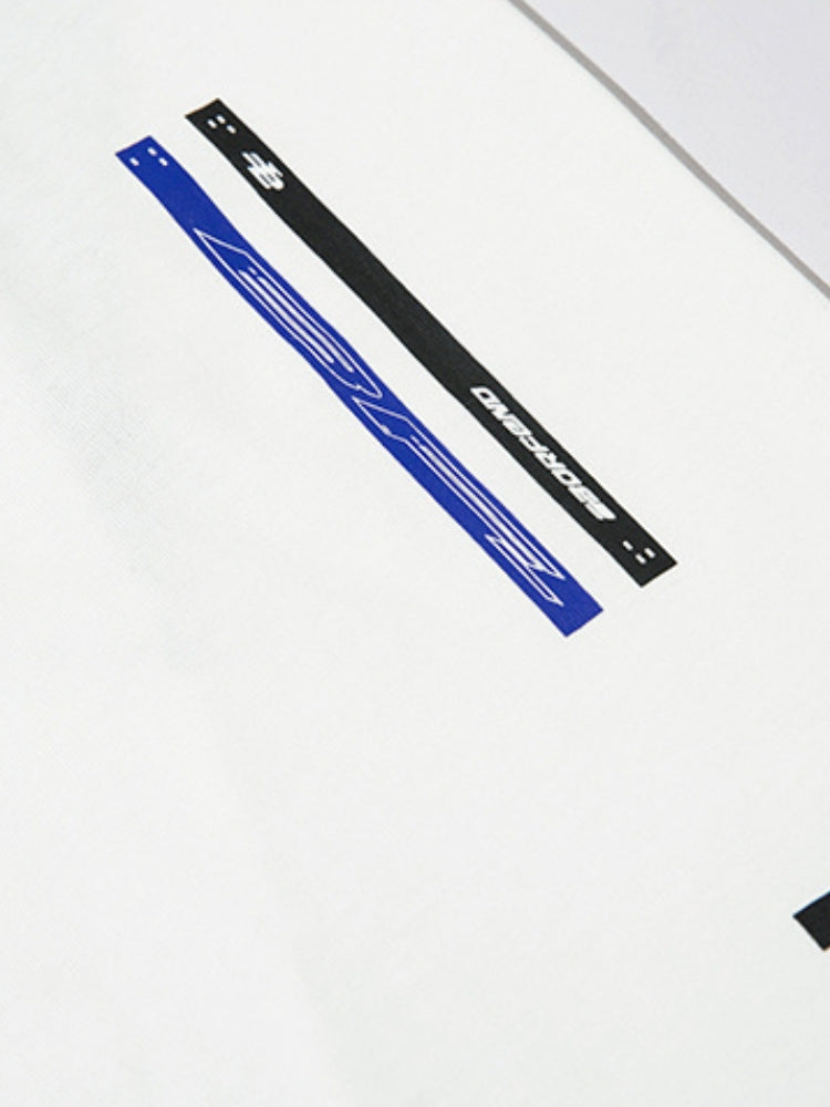 SHORT-SLEEVED SHIRT - BLACK AND WHITE DESIGN FOR CASUAL WEAR