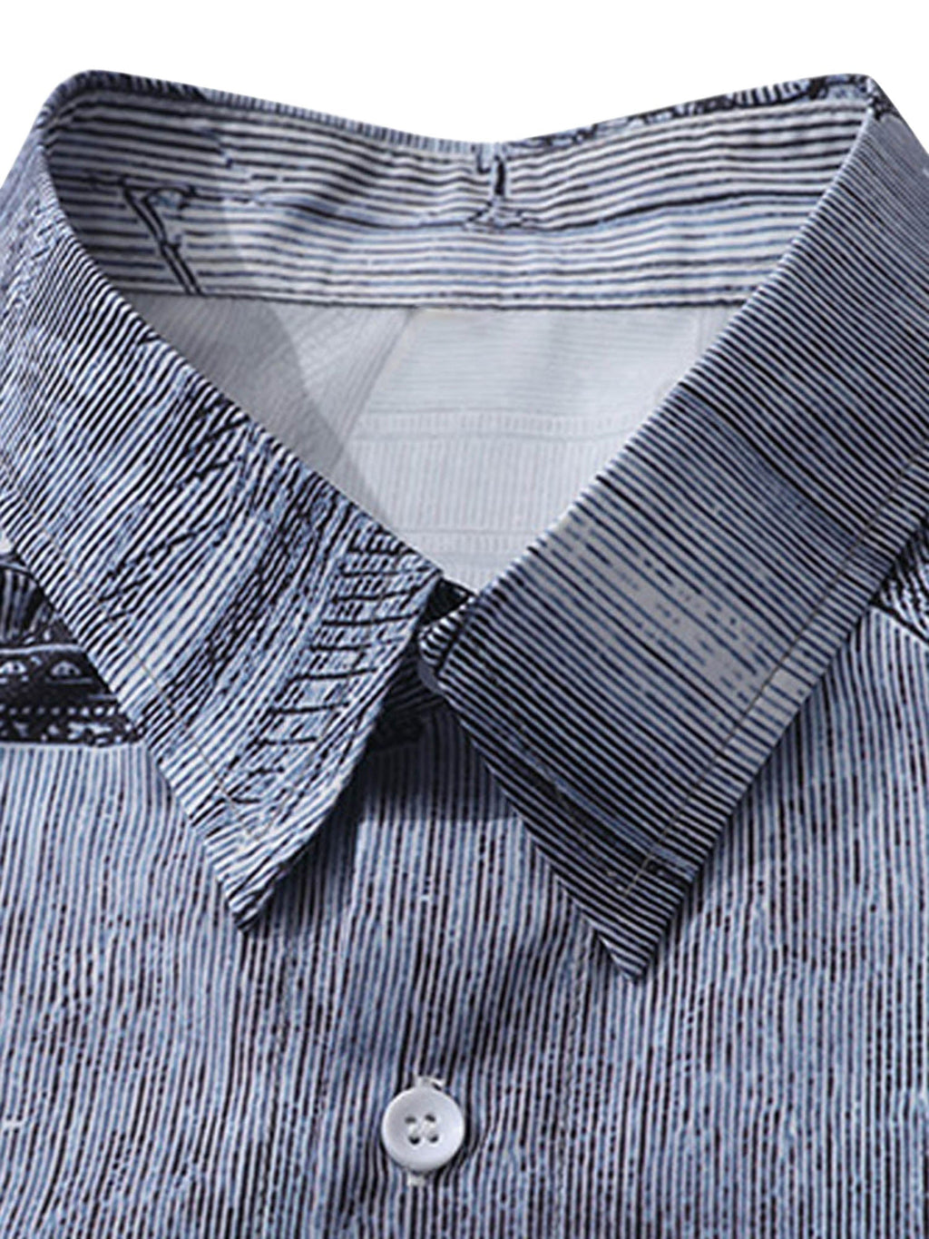 SHORT-SLEEVED SHIRT WITH LAST SUPPER PRINT - SUPPER PRINTED SHIRTS