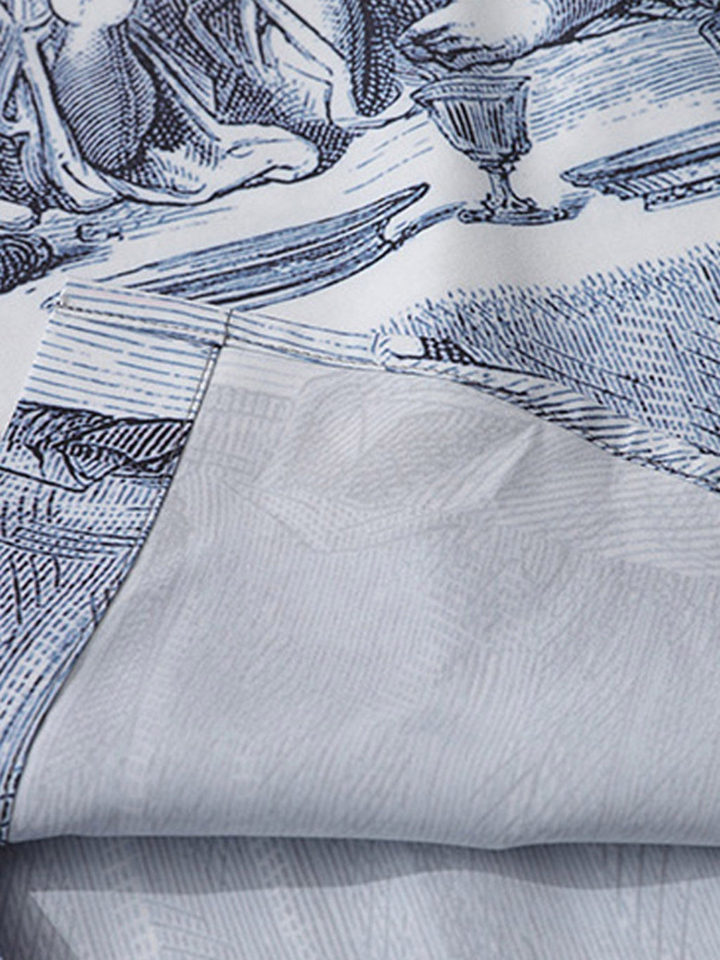 SHORT-SLEEVED SHIRT WITH LAST SUPPER PRINT - SUPPER PRINTED SHIRTS