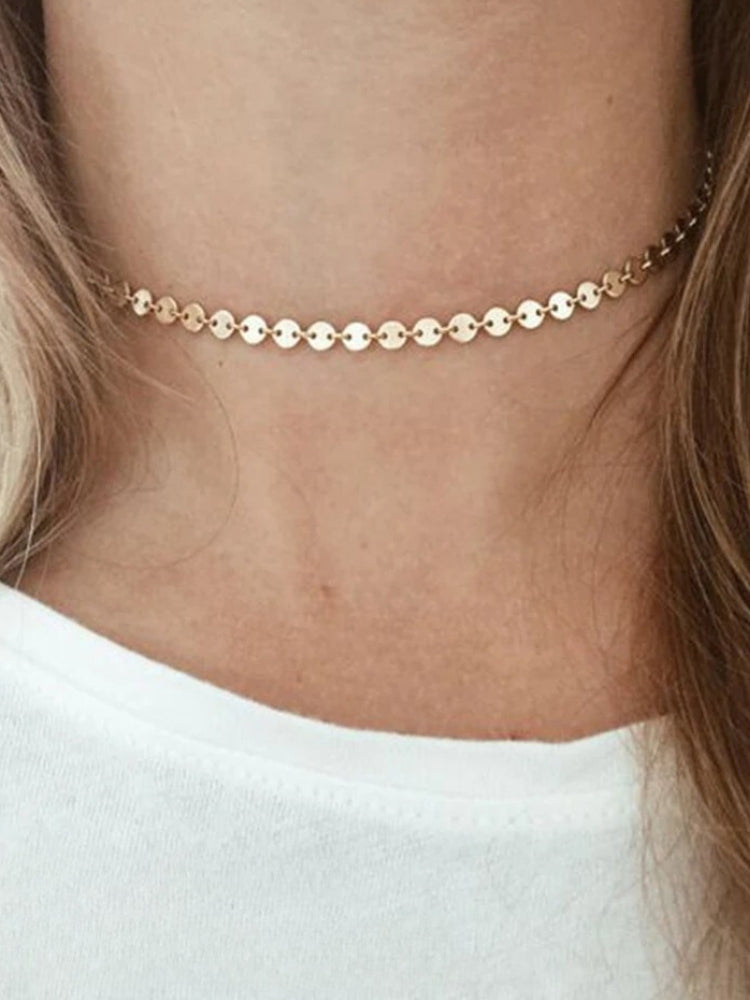 SILVER BEADED NECKLACE FOR VERSATILE OUTFIT STYLING