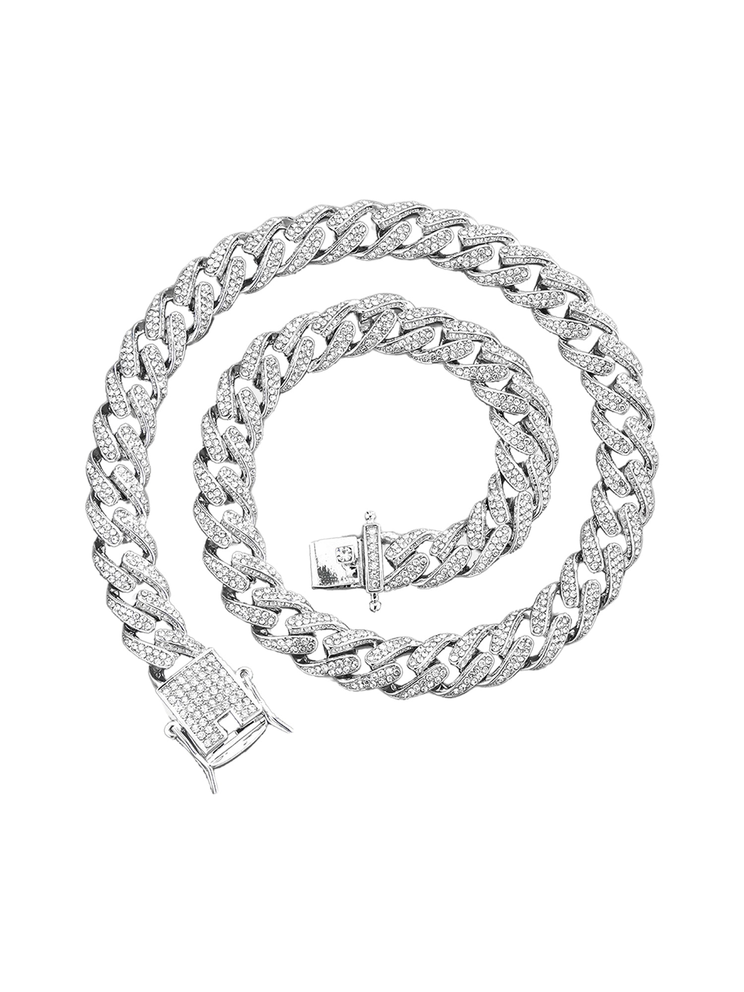 SILVER CHAIN NECKLACE CODE SP220305NHA1