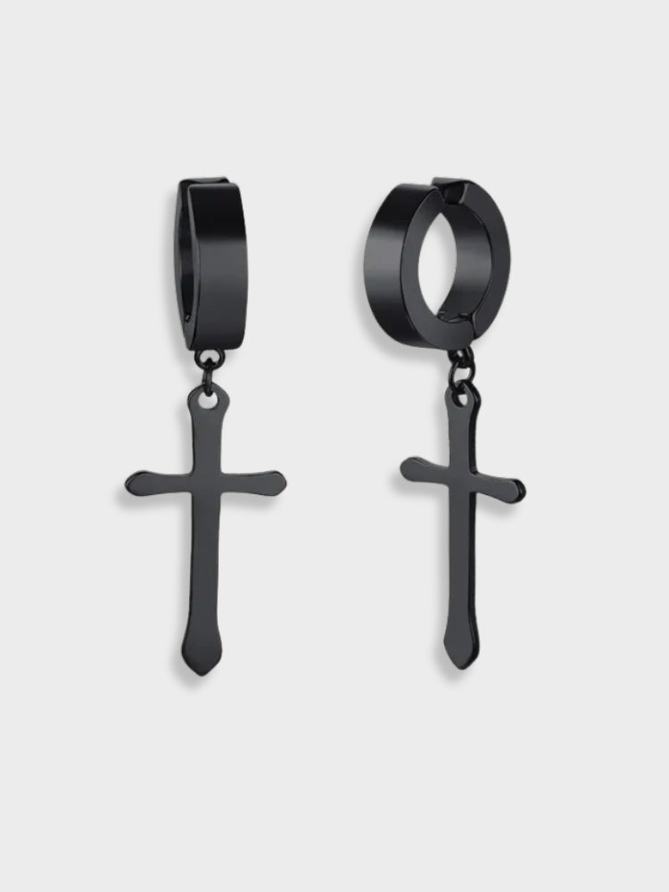 SILVER CROSS EARRINGS TO TURN HEADS - ELEGANT DESIGN FOR EVERY OCCASION