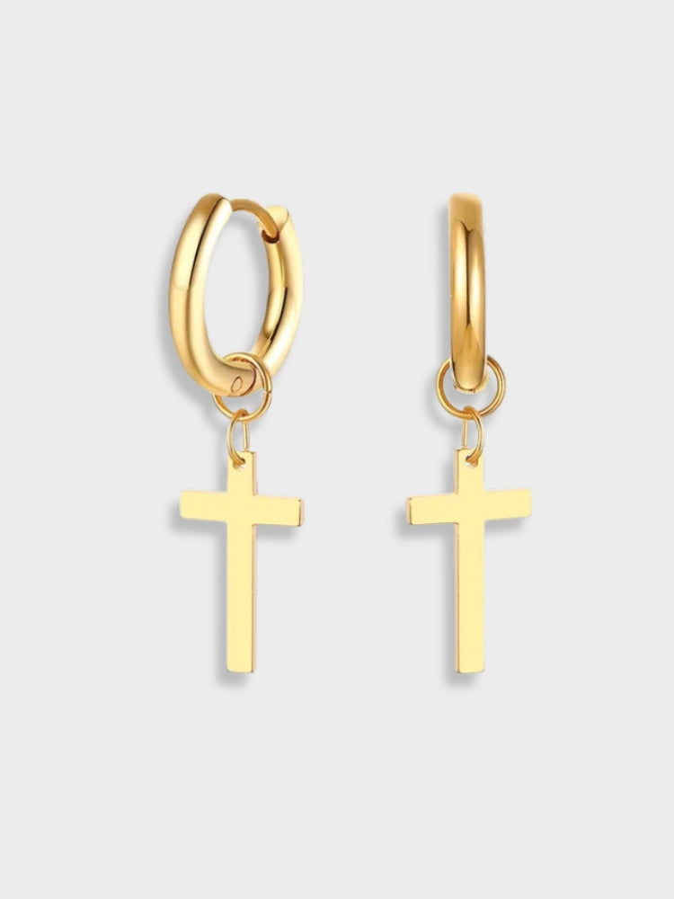 SILVER CROSS EARRINGS TO TURN HEADS - ELEGANT DESIGN FOR EVERY OCCASION