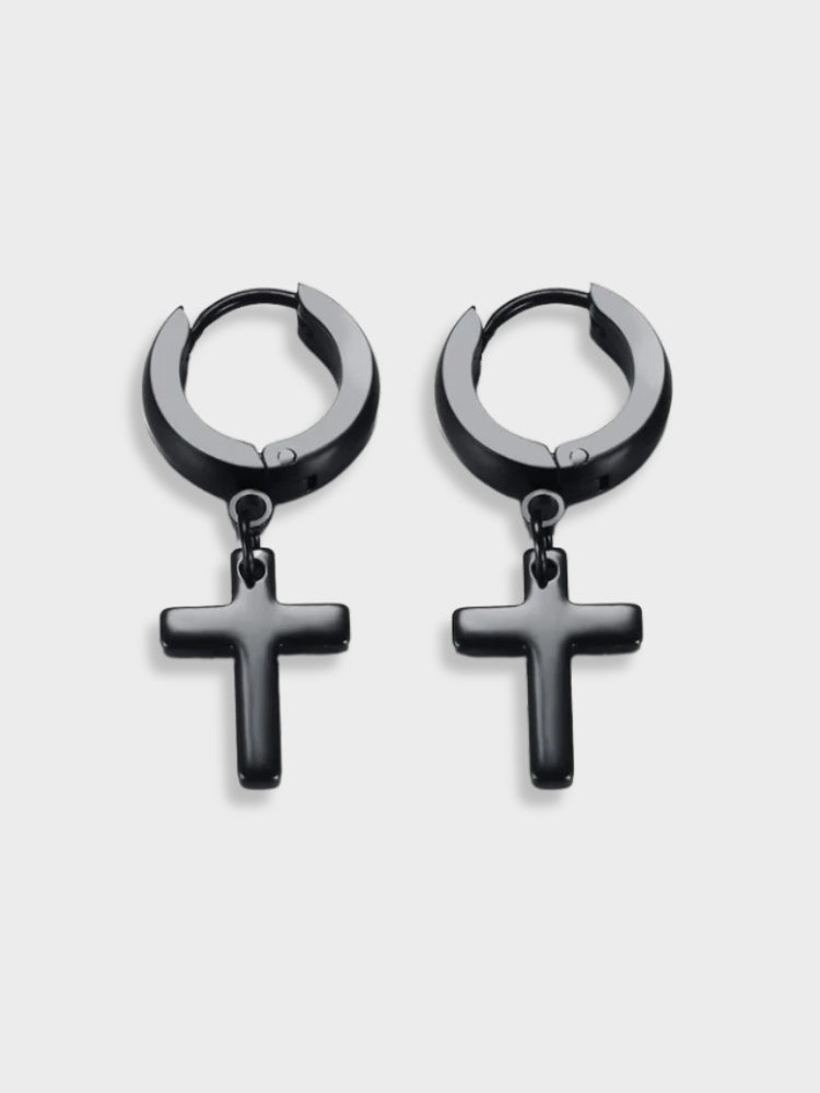 SILVER CROSS EARRINGS TO TURN HEADS - ELEGANT DESIGN FOR EVERY OCCASION
