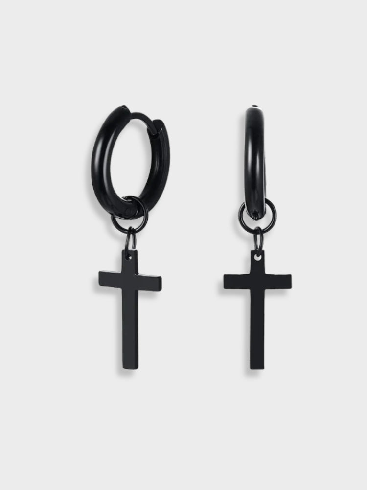 SILVER CROSS EARRINGS TO TURN HEADS - ELEGANT DESIGN FOR EVERY OCCASION