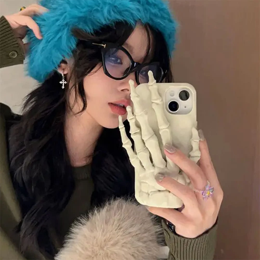 SKELETON HAND IPHONE CASE