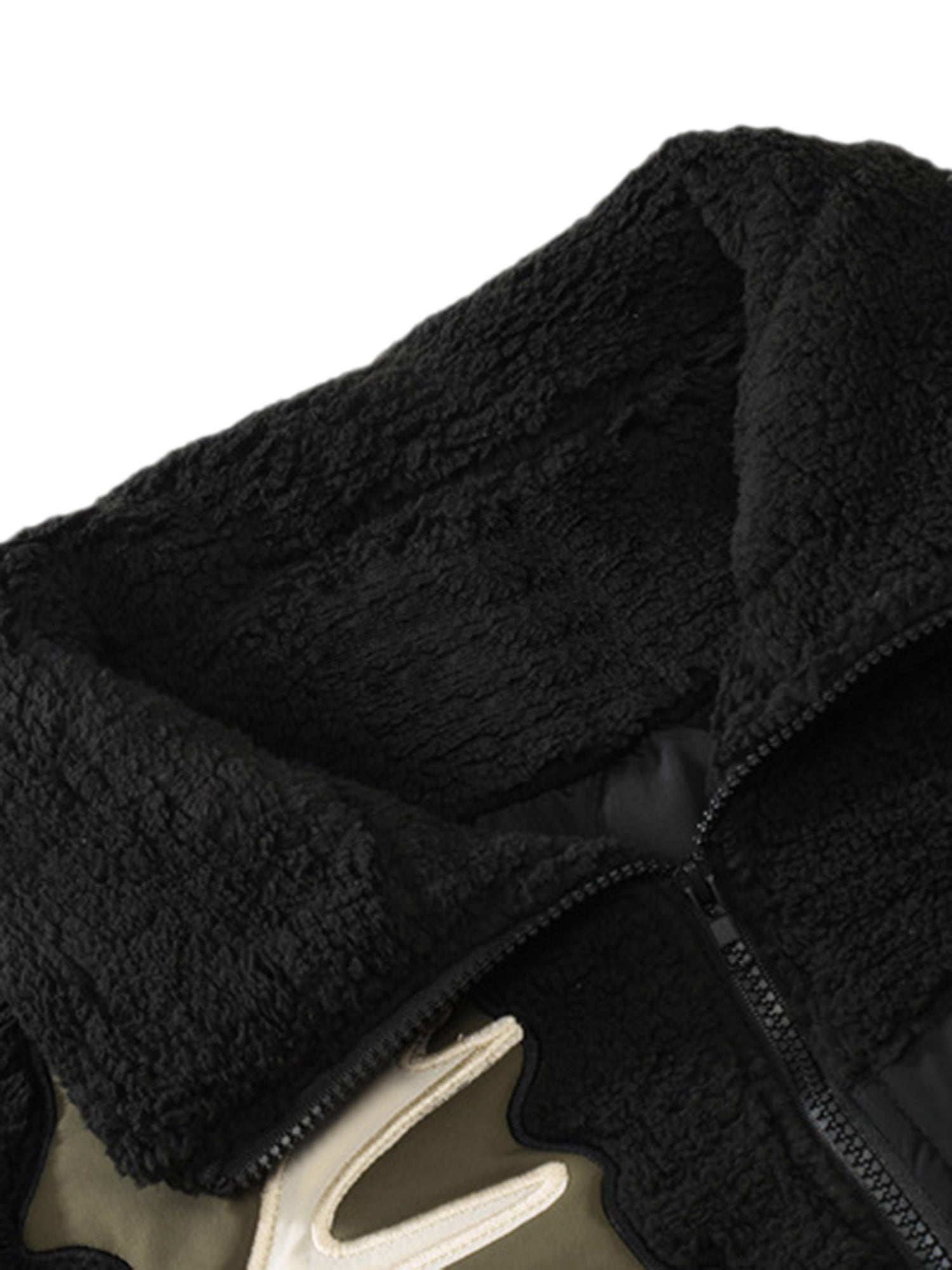 SKELETON-THEMED LONG SLEEVE JACKET WITH STAND COLLAR