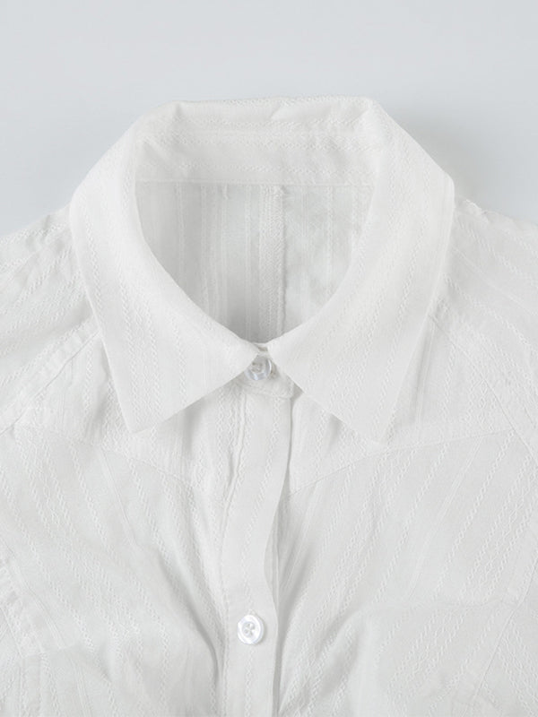 SLIM FIT SHORT SLEEVE BUTTON-DOWN SHIRT