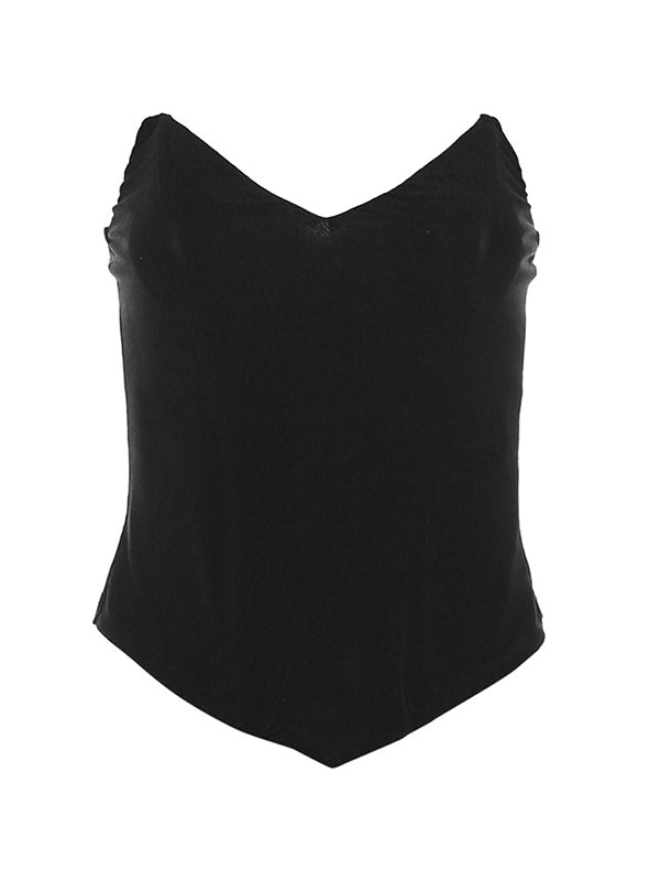 SLIM FIT STRAPLESS BODYSUIT - SLIM FIT SLEEVELESS DESIGN