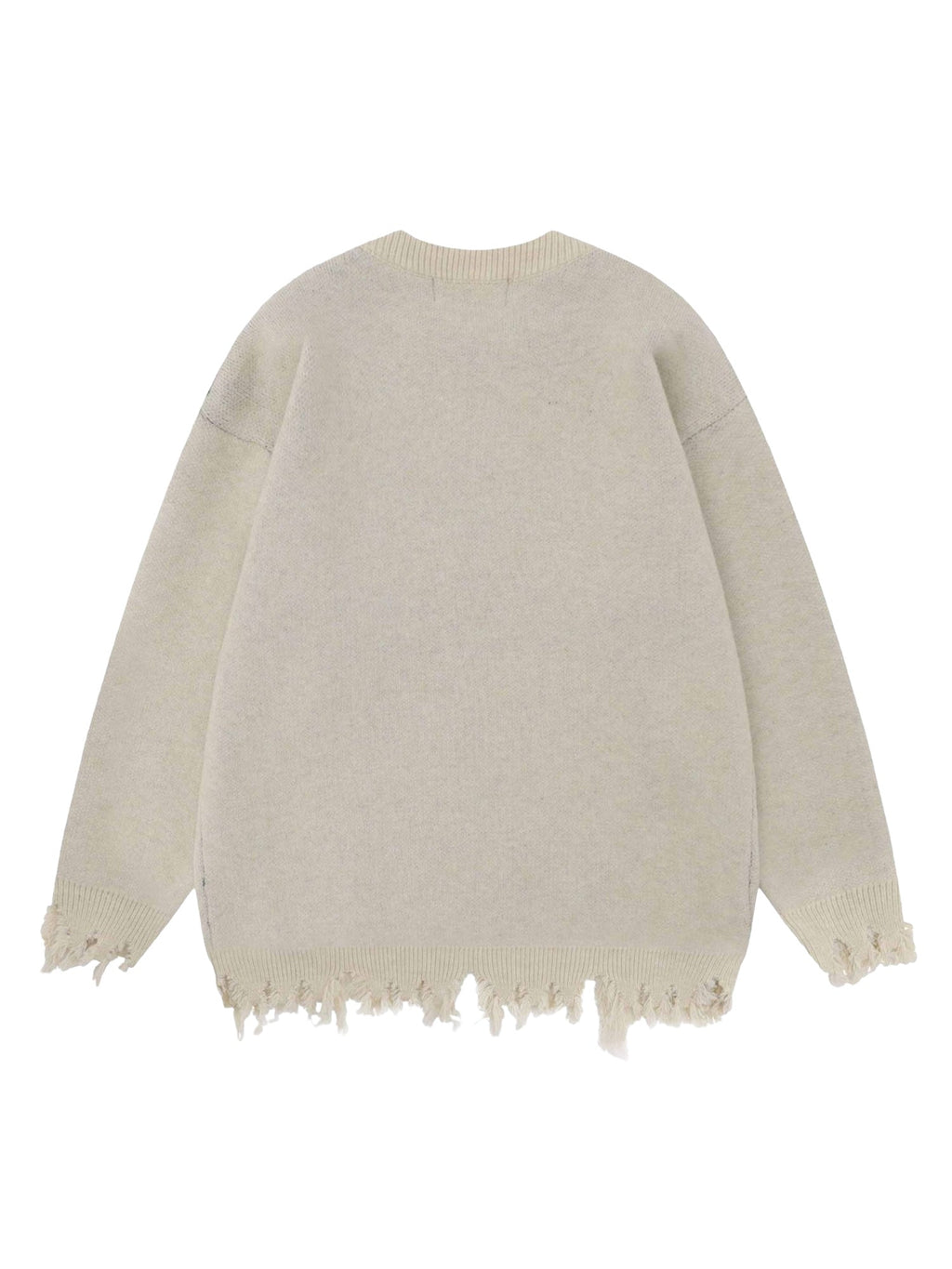 SPIDER-INSPIRED KNITTED SWEATER WITH WEB DESIGNS - STYLISH ADDITION