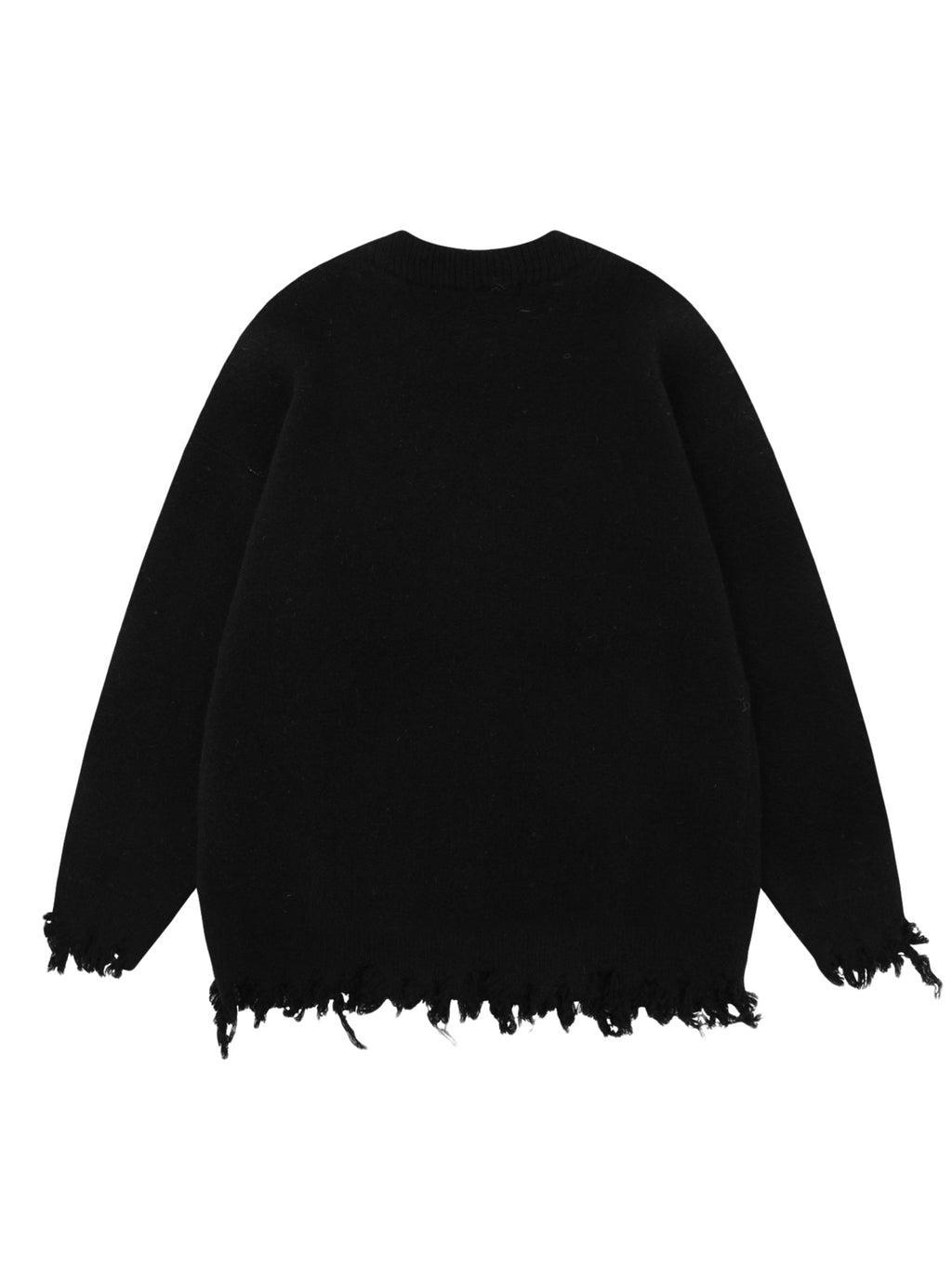 SPIDER-INSPIRED KNITTED SWEATER WITH WEB DESIGNS - STYLISH ADDITION