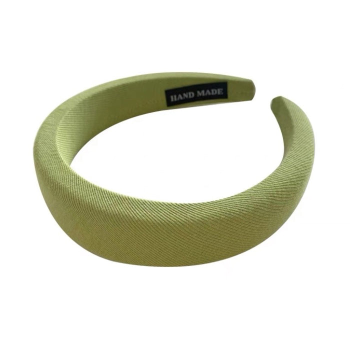 STACKED GREEN HEADBANDS SET FOR WOMEN AND GIRLS