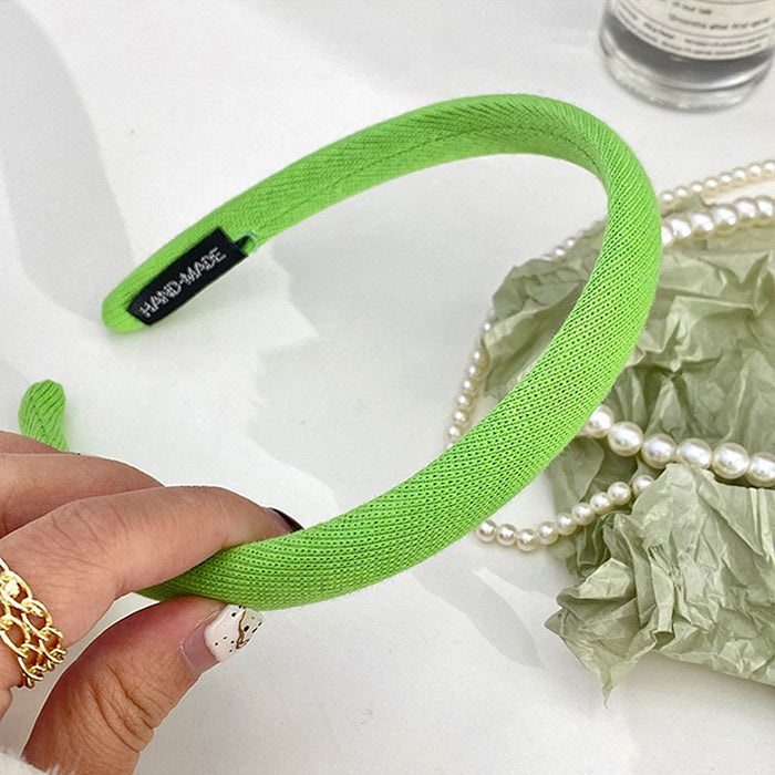 STACKED GREEN HEADBANDS SET FOR WOMEN AND GIRLS