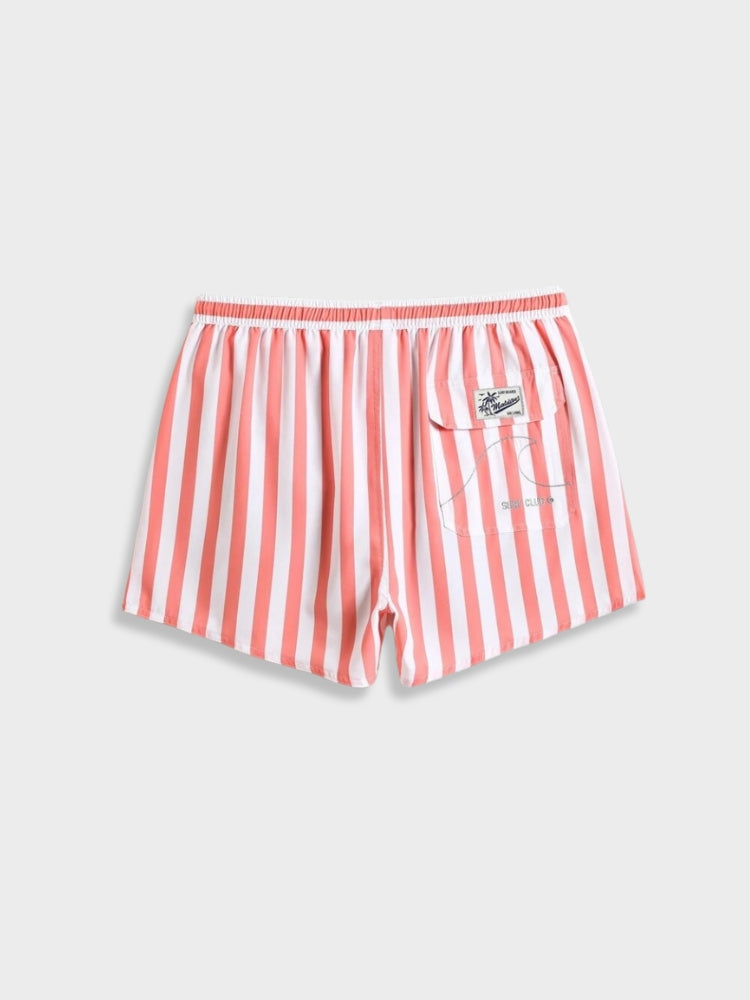 STRIPED SWIM TRUNKS WITH OPTIMAL STYLE AND COMFORTABLE FIT