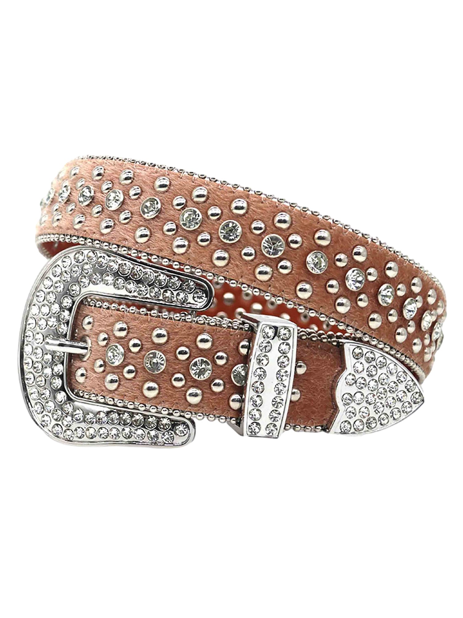 STUDDED RHINESTONE BELT FOR HIP HOP PUNK STYLE