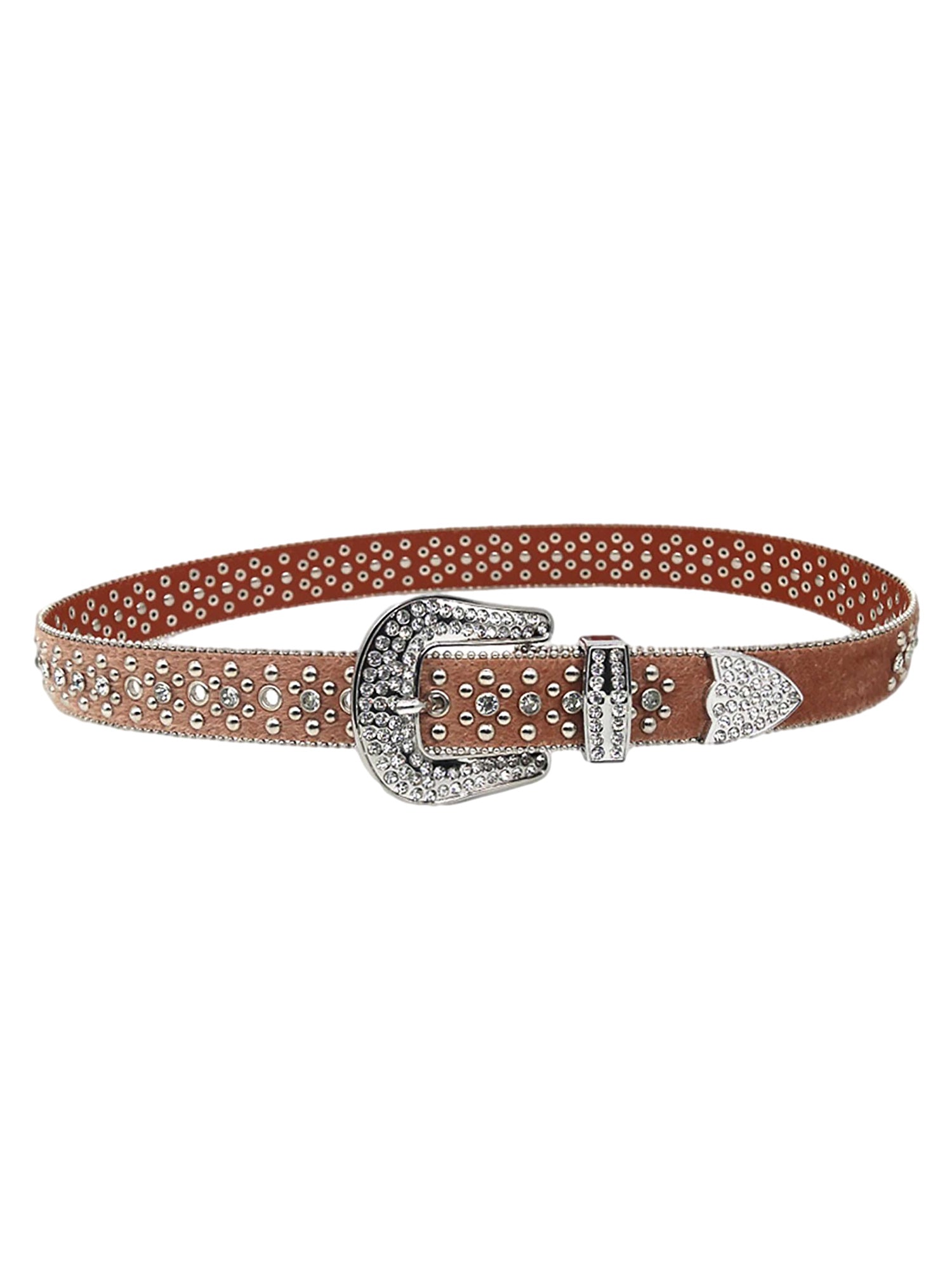 STUDDED RHINESTONE BELT FOR HIP HOP PUNK STYLE