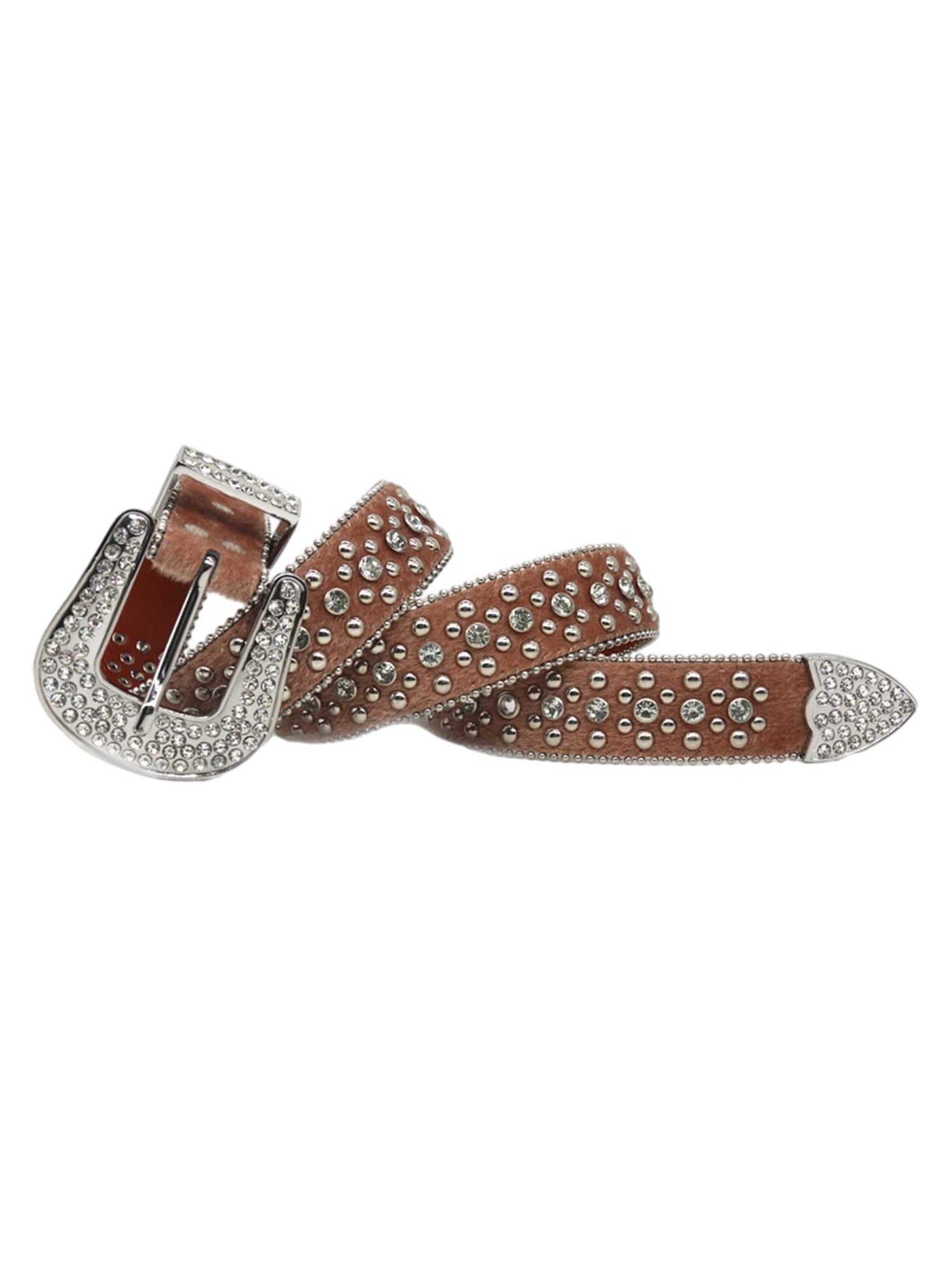STUDDED RHINESTONE BELT FOR HIP HOP PUNK STYLE