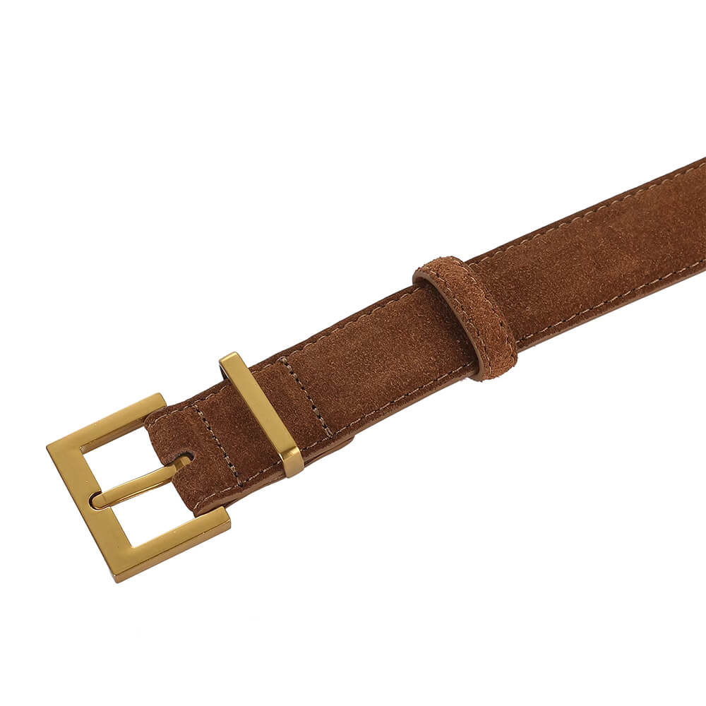 SUEDE BELT CLASSIC WITH MINIMALIST AESTHETIC