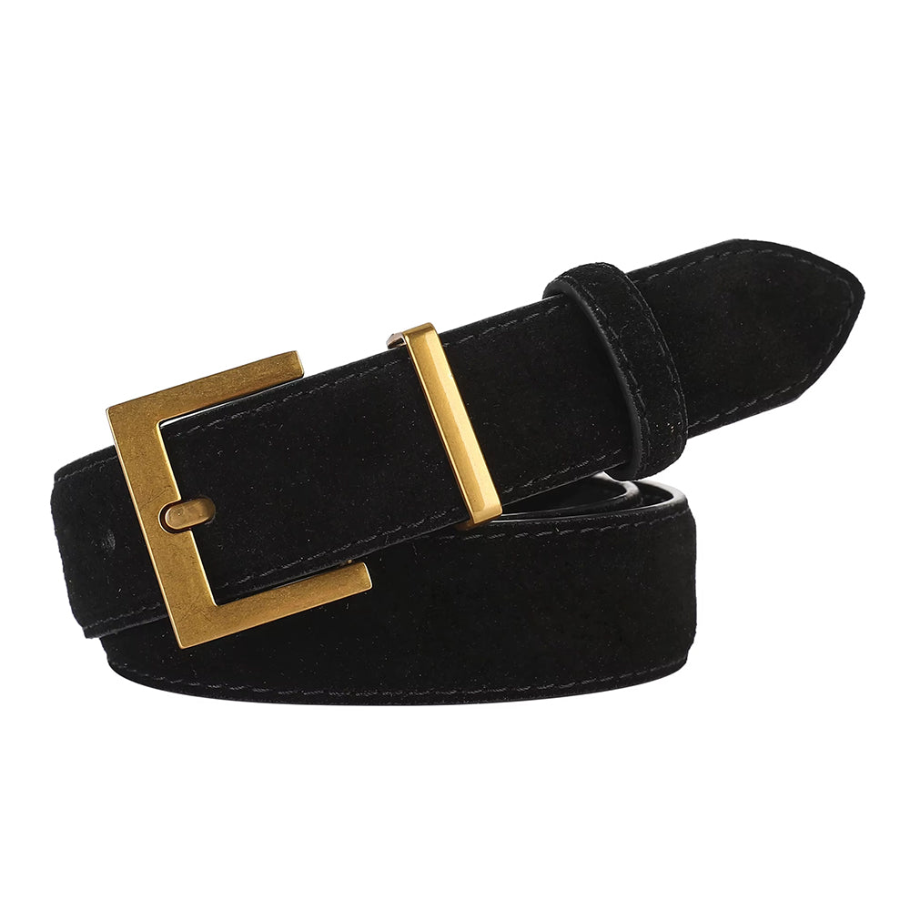 SUEDE BELT CLASSIC WITH MINIMALIST AESTHETIC