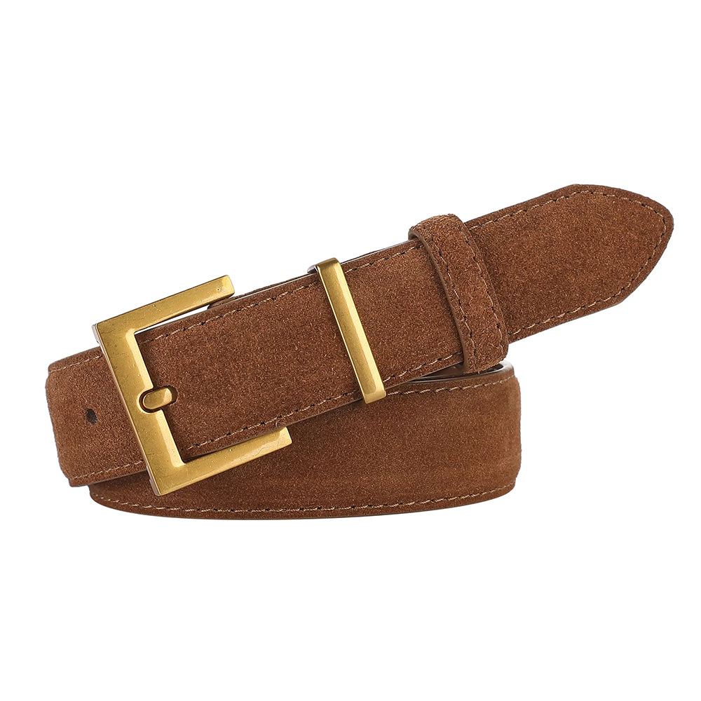 SUEDE BELT CLASSIC WITH MINIMALIST AESTHETIC