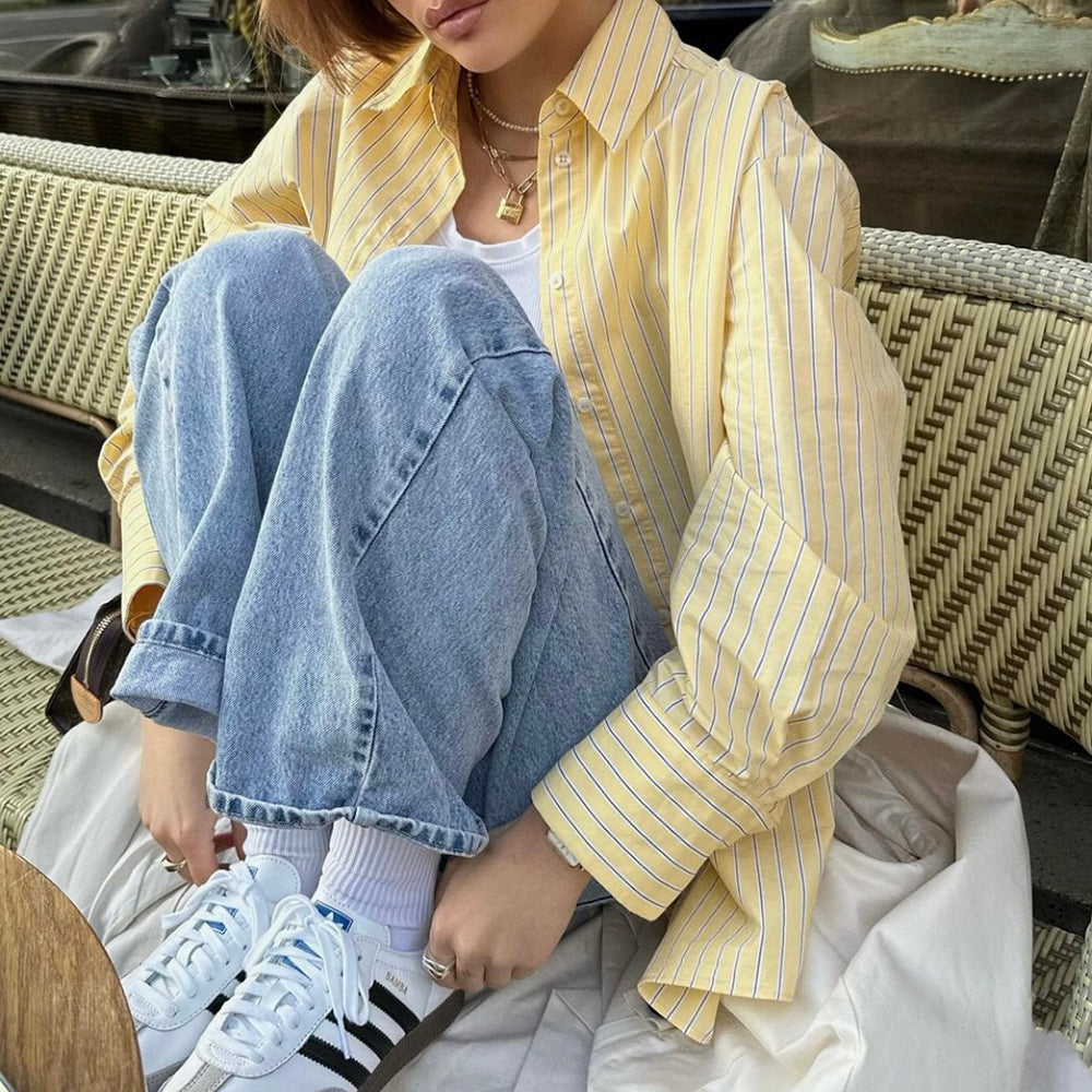 SUNSHINE STRIPED SHIRT EASY DAYS STRIPED SHIRT