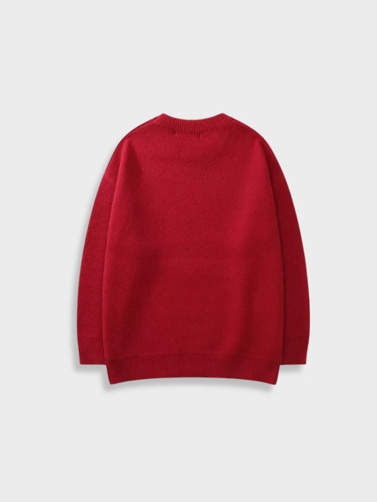 SWEATER WITH GREEN S DESIGN - PERFECT FIT RECOMMENDATION