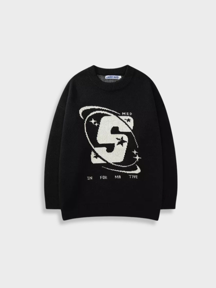 SWEATER WITH GREEN S DESIGN - PERFECT FIT RECOMMENDATION