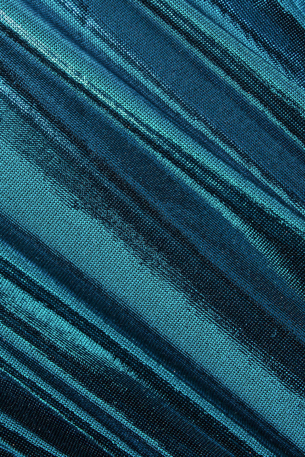 TEAL METALLIC BIKINI WITH STARFISH DETAIL - GLITTER HOLIDAY SWIMWEAR