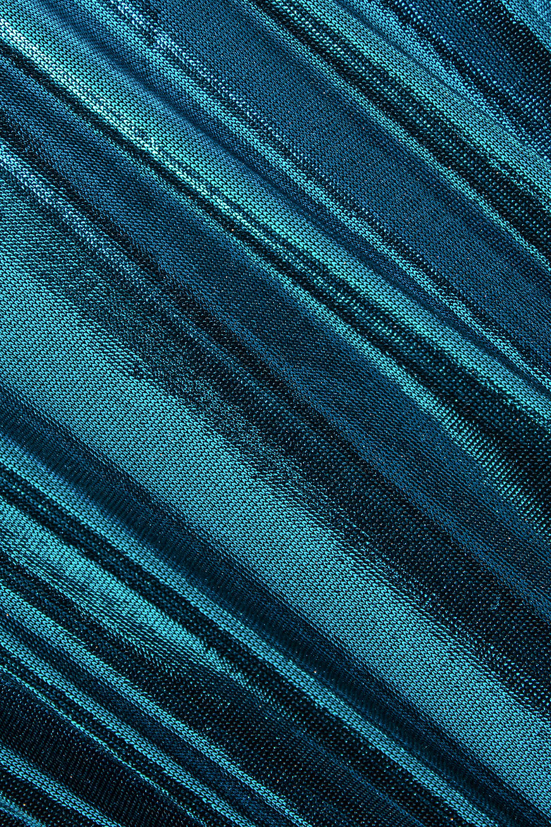 TEAL METALLIC BIKINI WITH STARFISH DETAIL - GLITTER HOLIDAY SWIMWEAR