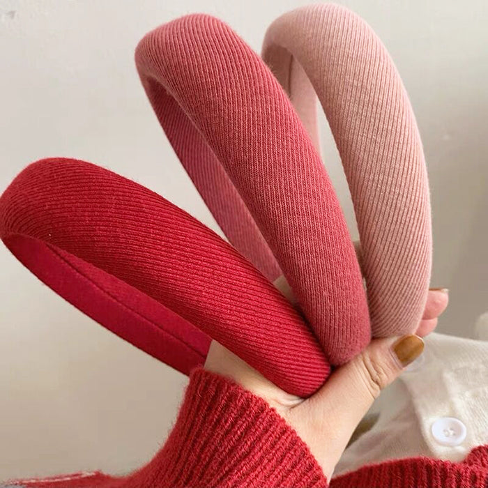 THREE-PIECE PADDED HEADBAND SET FOR HAIR STYLING