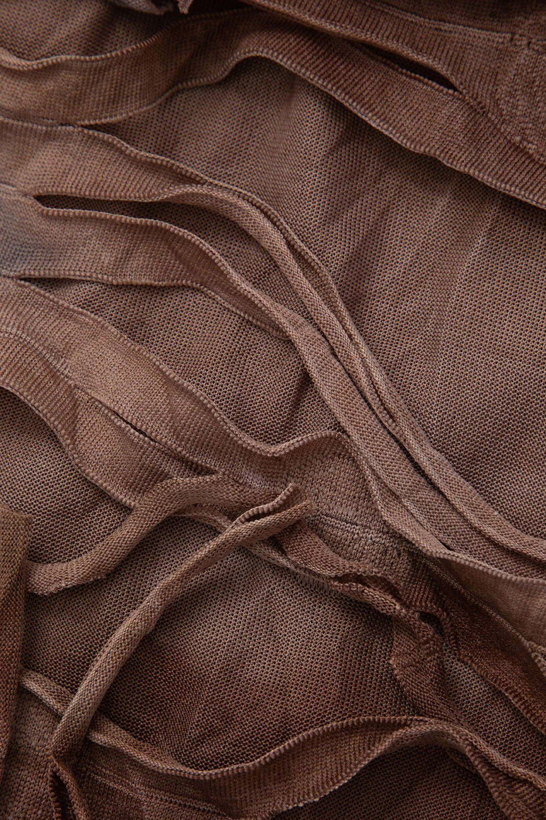 TIE-DYE HALTER DRESS IN BROWN AND BLACK - VERSATILE CASUAL DRESS