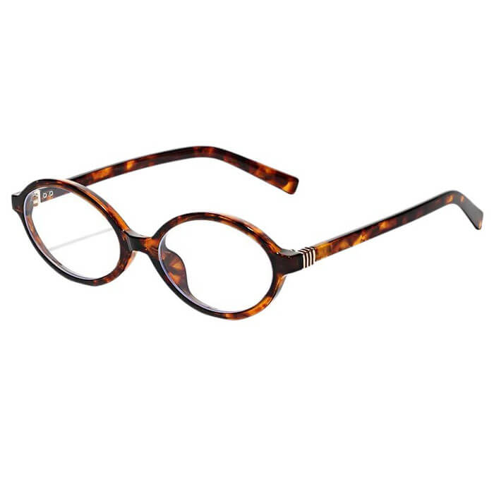 TORTOISESHELL OVAL EYEGLASSES: CLEAR LENS OVAL FOR UNIQUE PERSONALITY