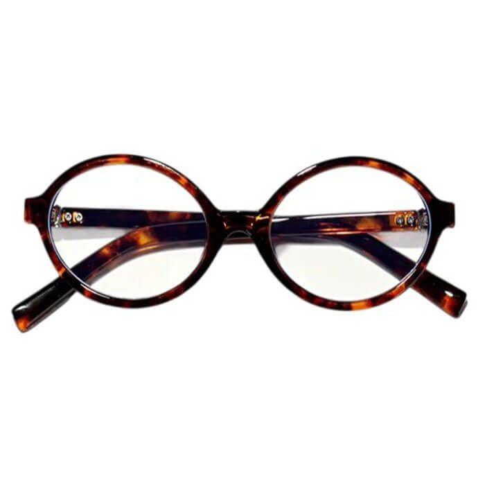 TORTOISESHELL OVAL EYEGLASSES: CLEAR LENS OVAL FOR UNIQUE PERSONALITY