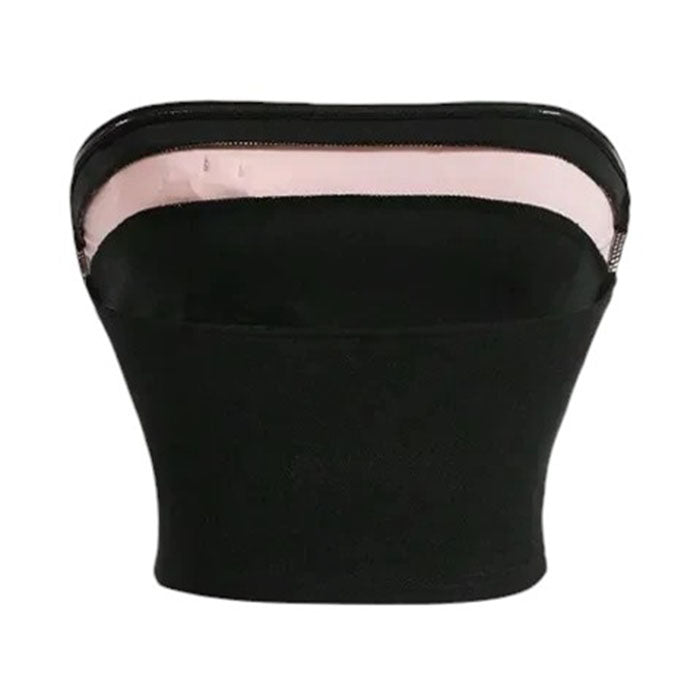 TUBE TOP FRESH CHARM WITH PINK BOW