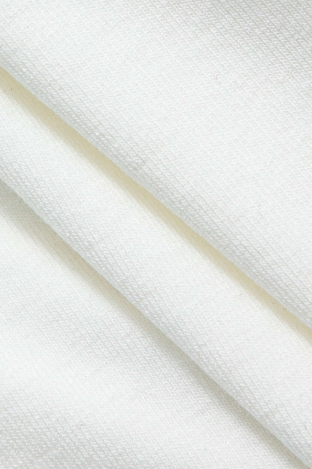 TWISTED CROP TOP WHITE CASUAL JERSEY