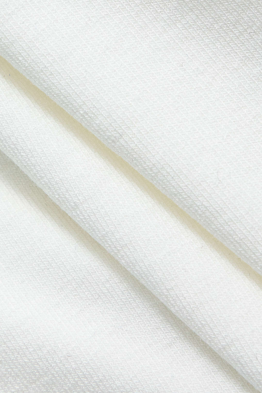 TWISTED CROP TOP WHITE CASUAL JERSEY