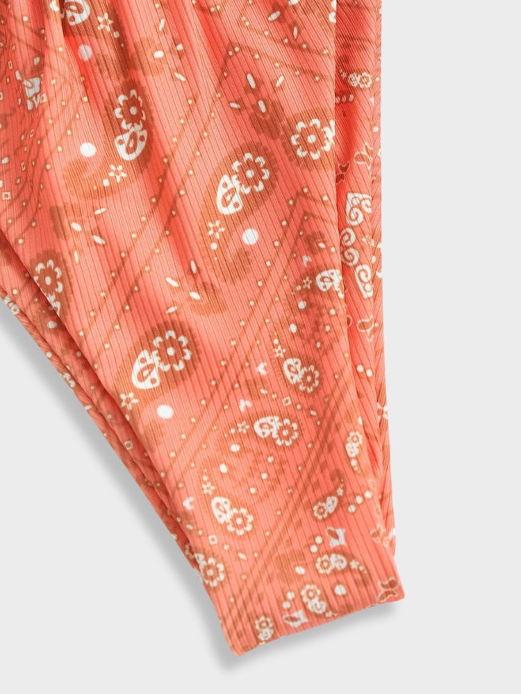 TWO-PIECE BIKINI SET IN PAISLEY PRINT - TIE DIE BIKINI