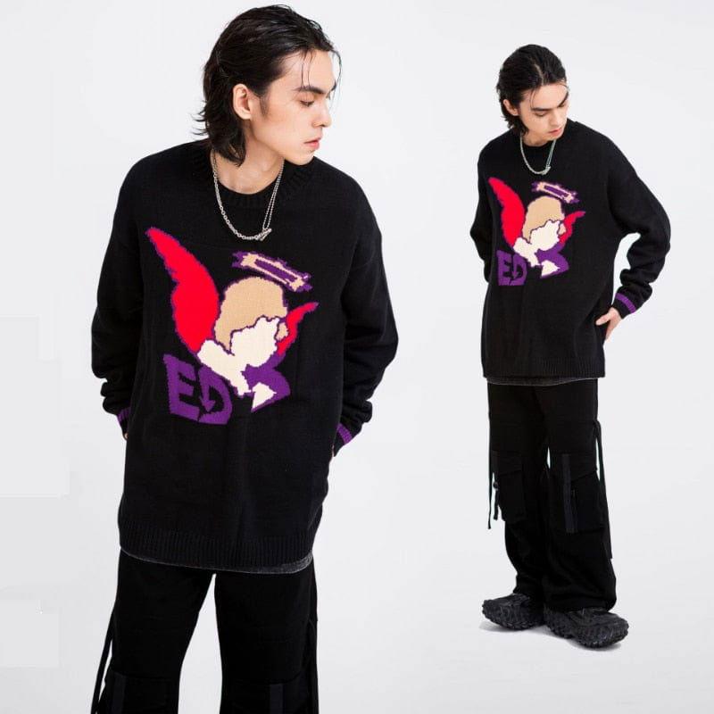 TWO PIECE KNIT SWEATER SET - BAB'S ANGEL KNIT