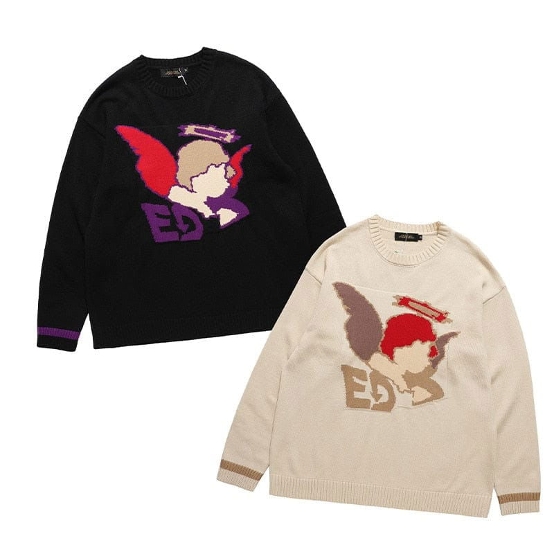 TWO PIECE KNIT SWEATER SET - BAB'S ANGEL KNIT
