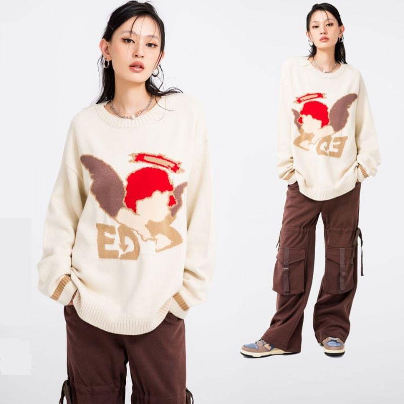 TWO PIECE KNIT SWEATER SET - BAB'S ANGEL KNIT