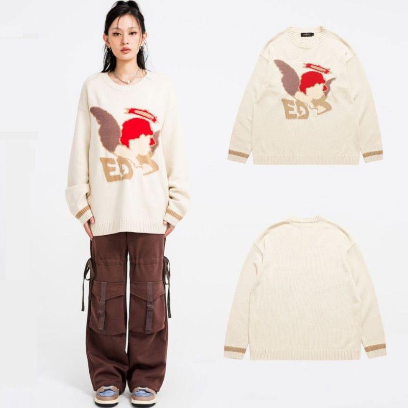 TWO PIECE KNIT SWEATER SET - BAB'S ANGEL KNIT